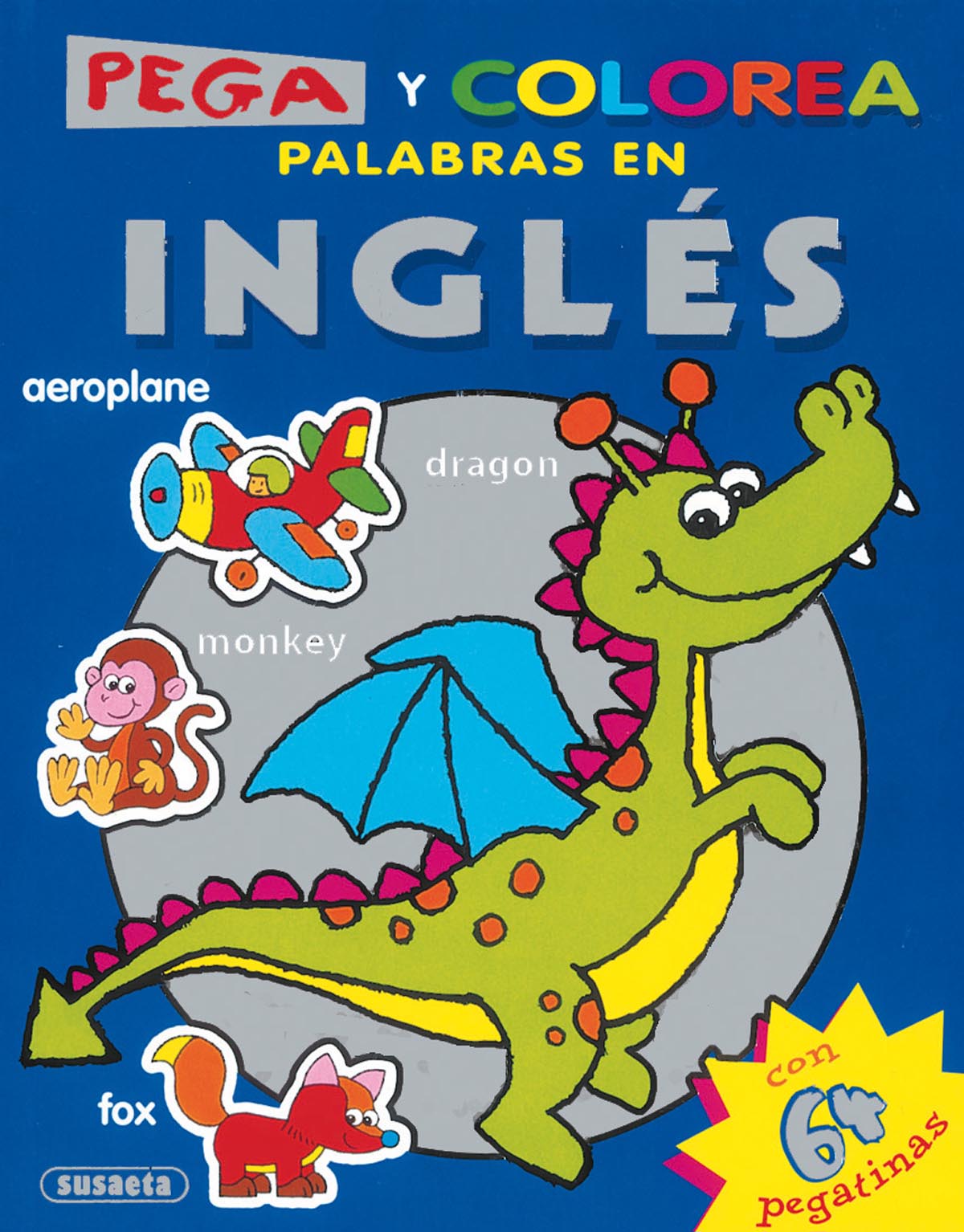 Pega y colorea palabras en inglés