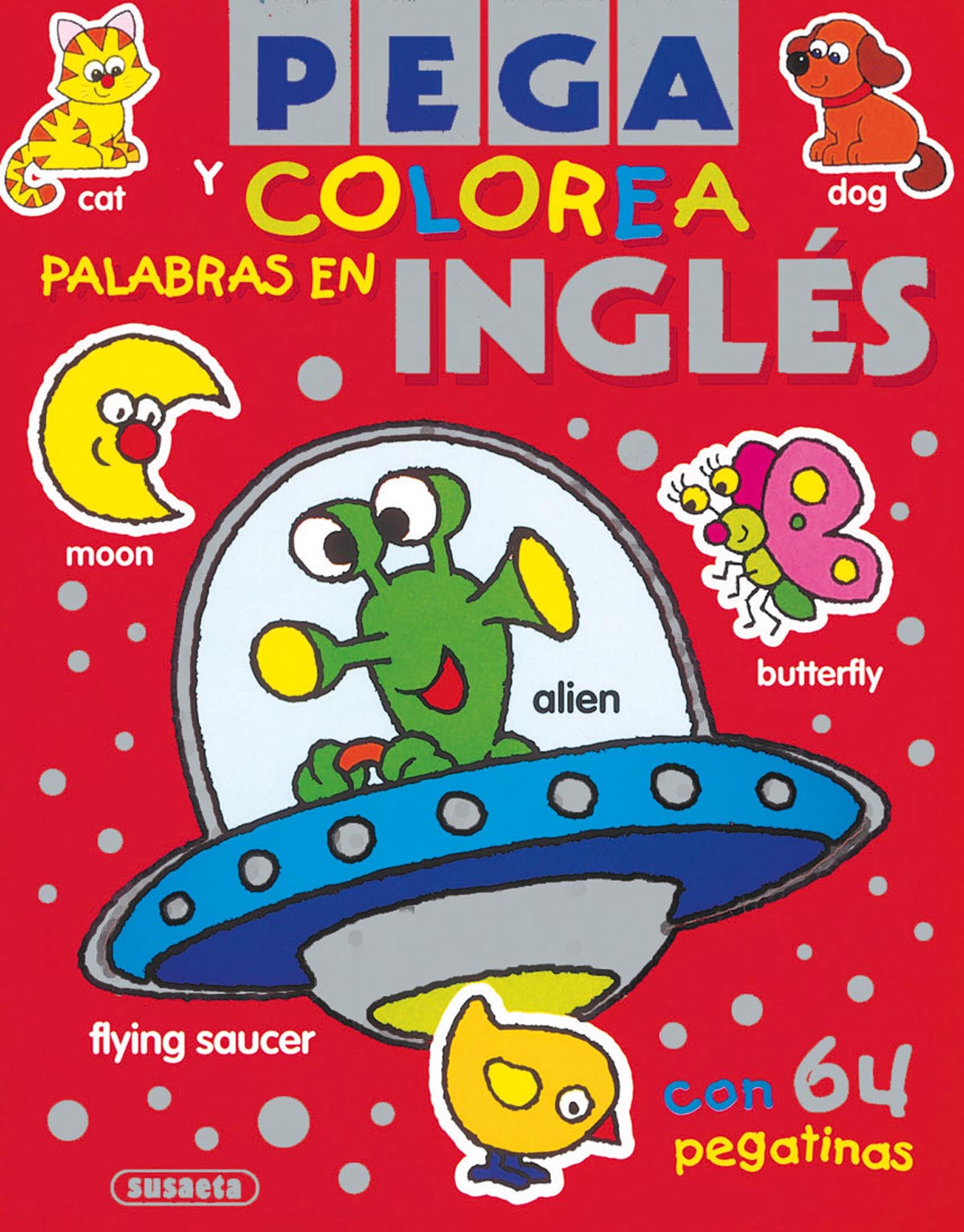 Pega y colorea palabras en inglés