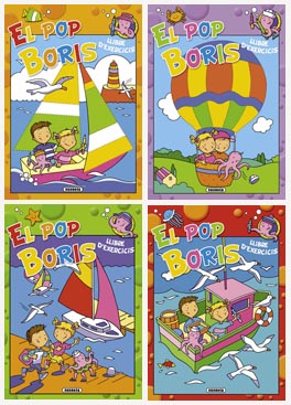 El pop Boris, llibre d'exercicis (4 títols)