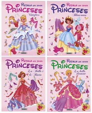 Retalla les teves princeses (4 ttols)