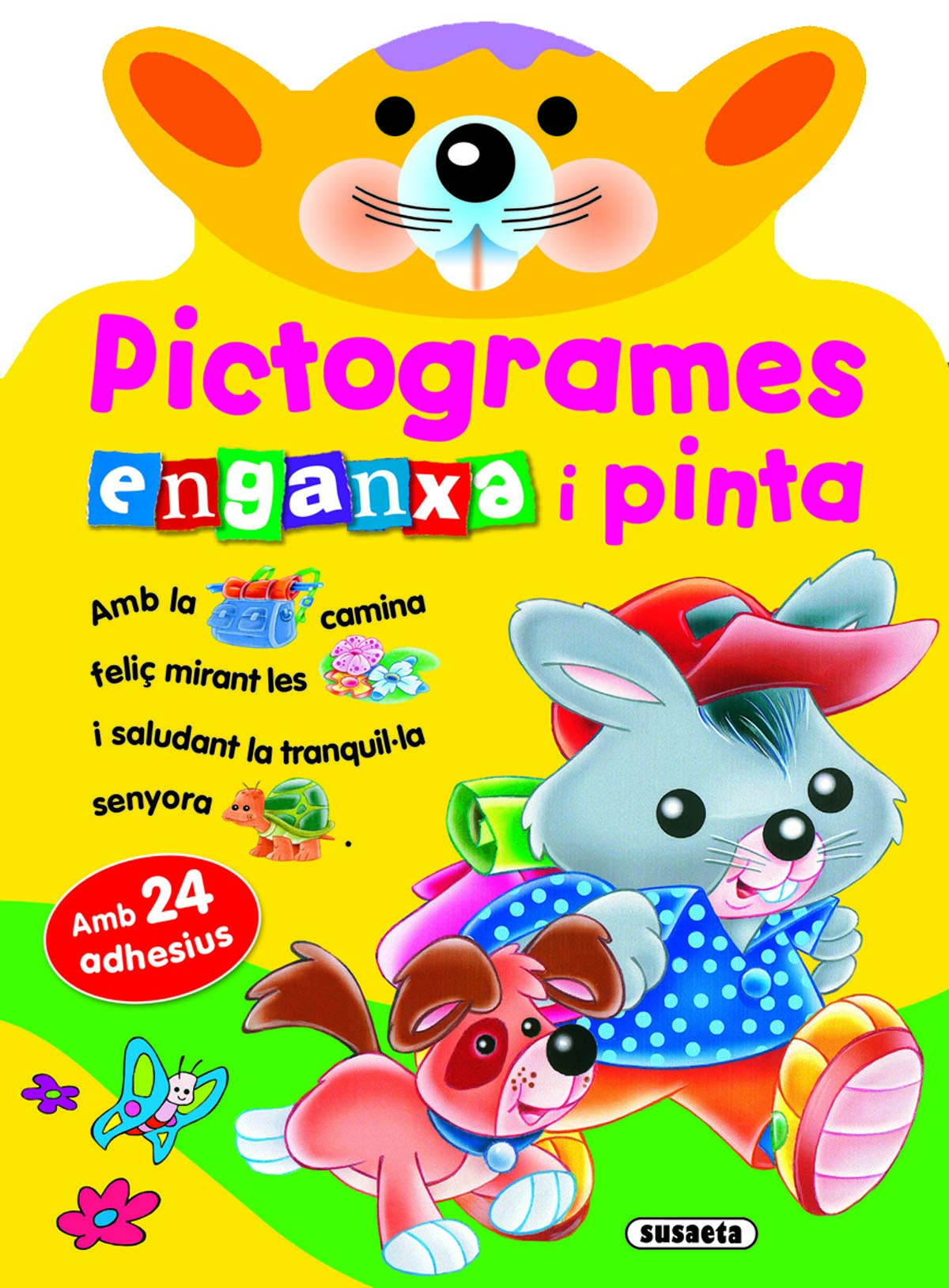 Pictogrames enganxa i pinta