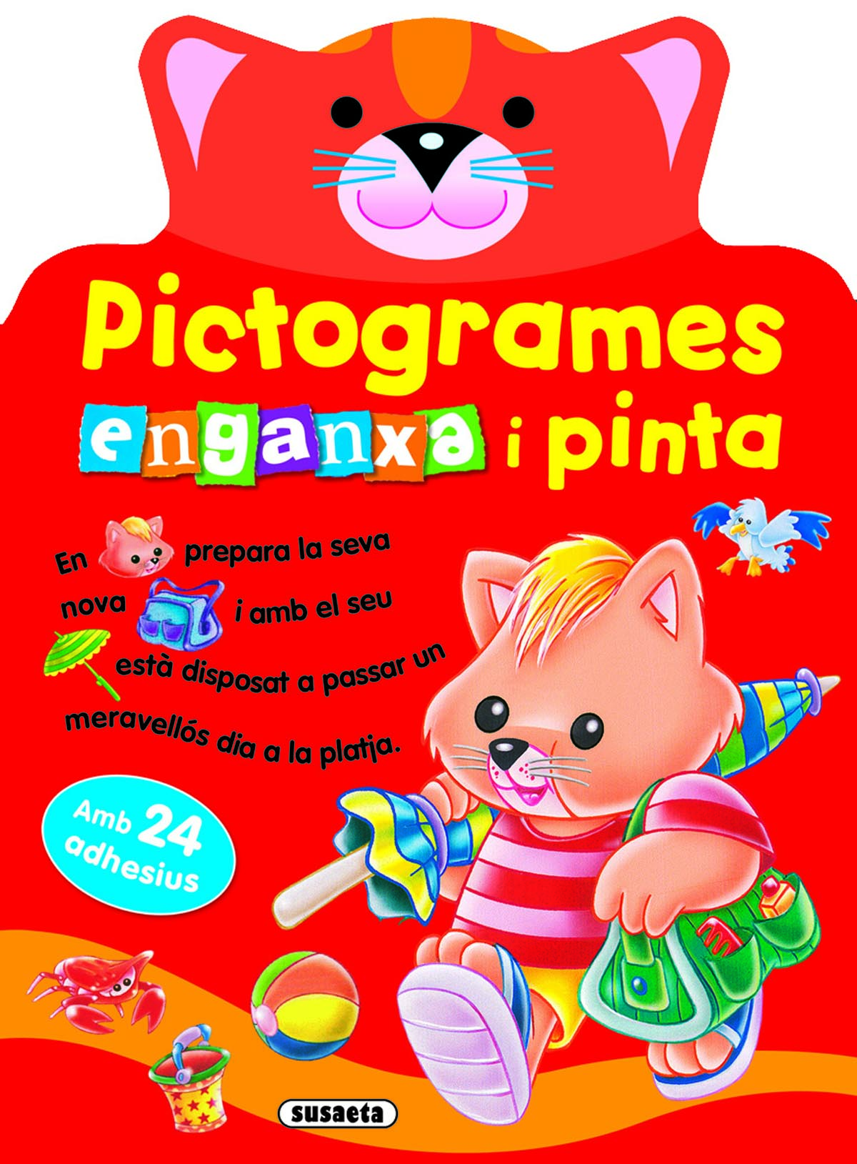 Pictogrames enganxa i pinta