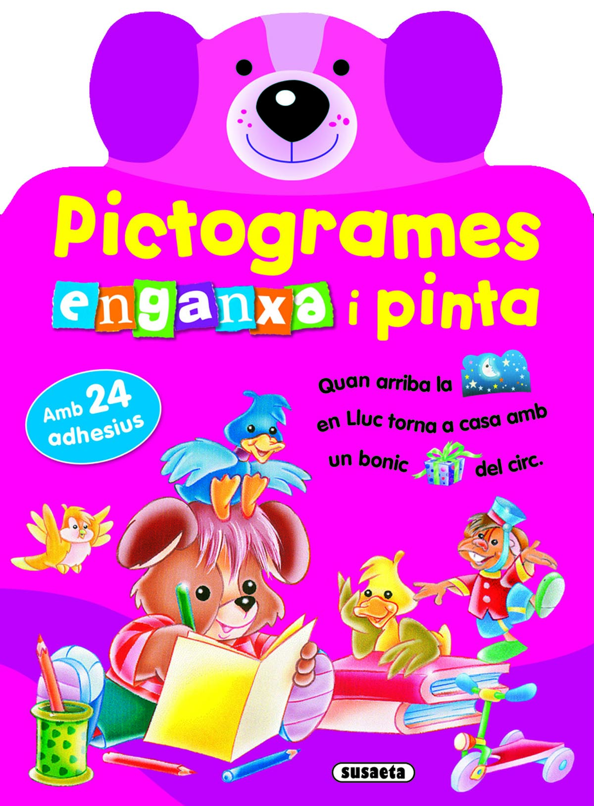 Pictogrames enganxa i pinta