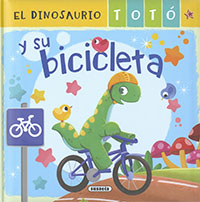 El dinosaurio Totó y su bicicleta
