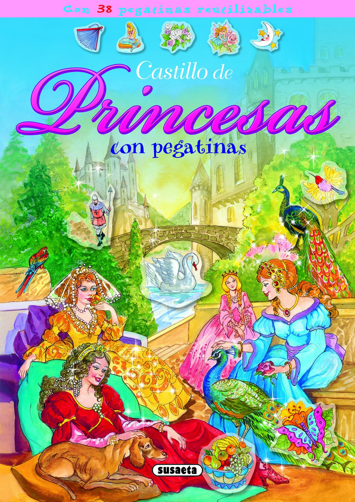 Castillo de princesas con pegatinas