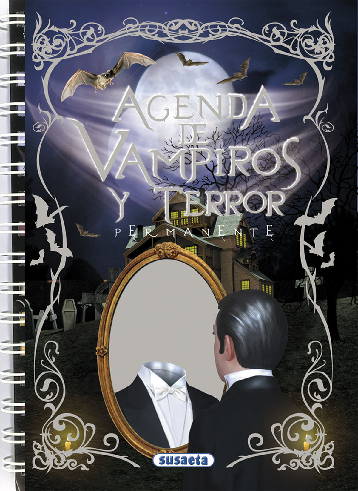 Agenda escolar permanente vampiros y terror