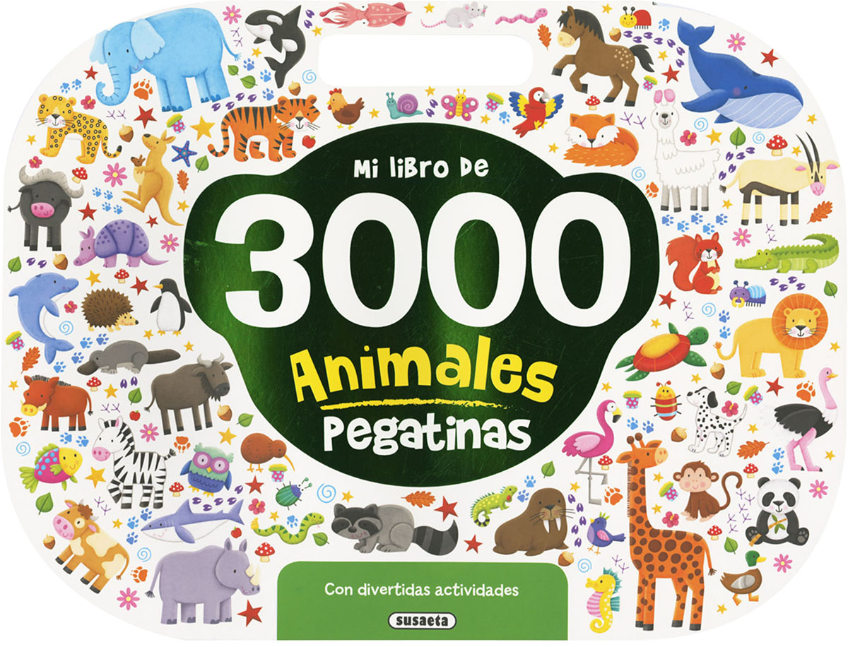 Mi libro de 3.000 pegatinas de animales