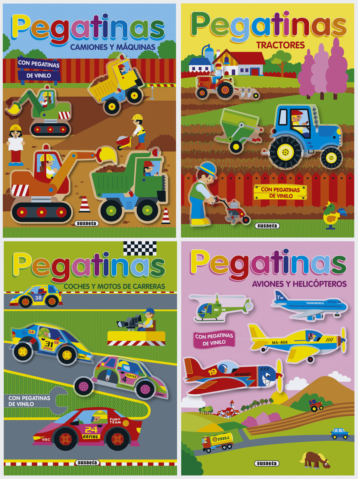 Jugamos y construimos con pegatinas de vinilo (4 tí