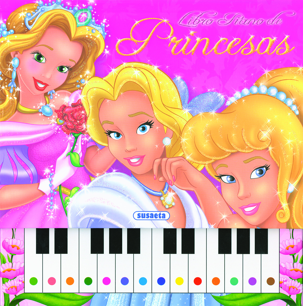 Libro piano de princesas