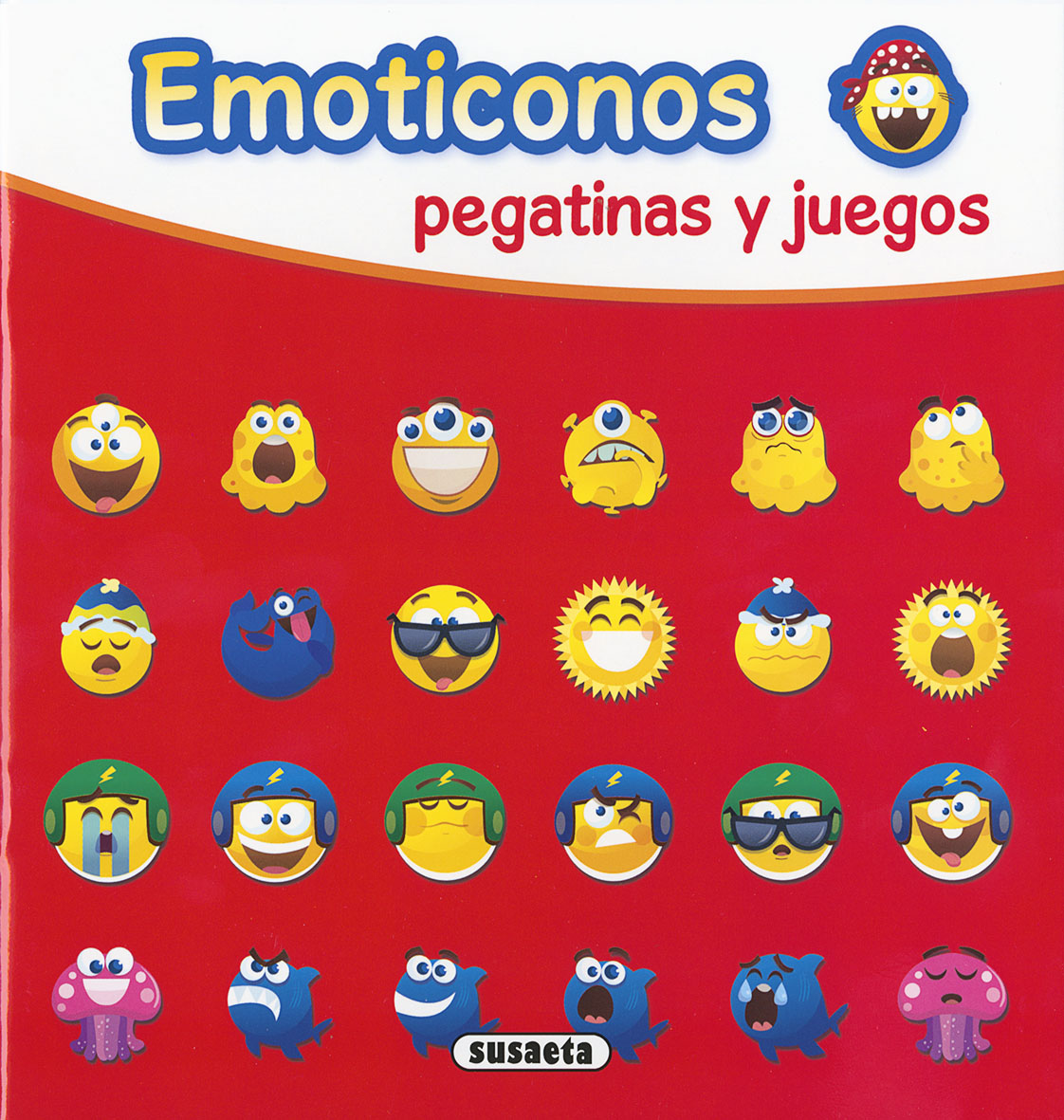 Emoticonos pegatinas y juegos