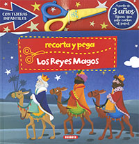 Recorta y pega Los Reyes Magos