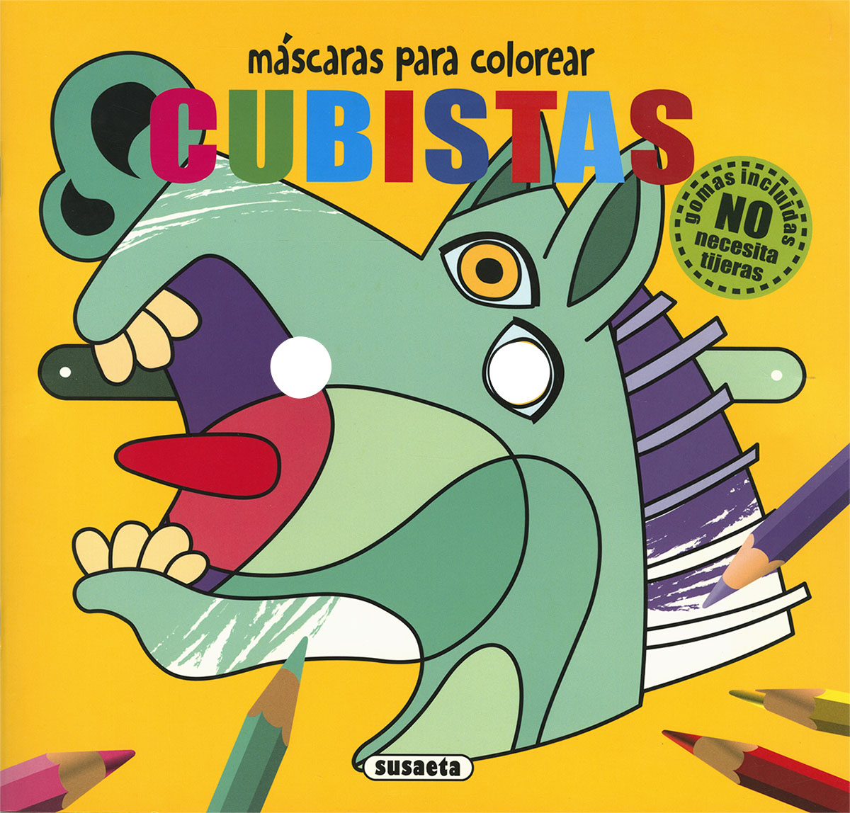 Mscaras para colorear - Cubistas