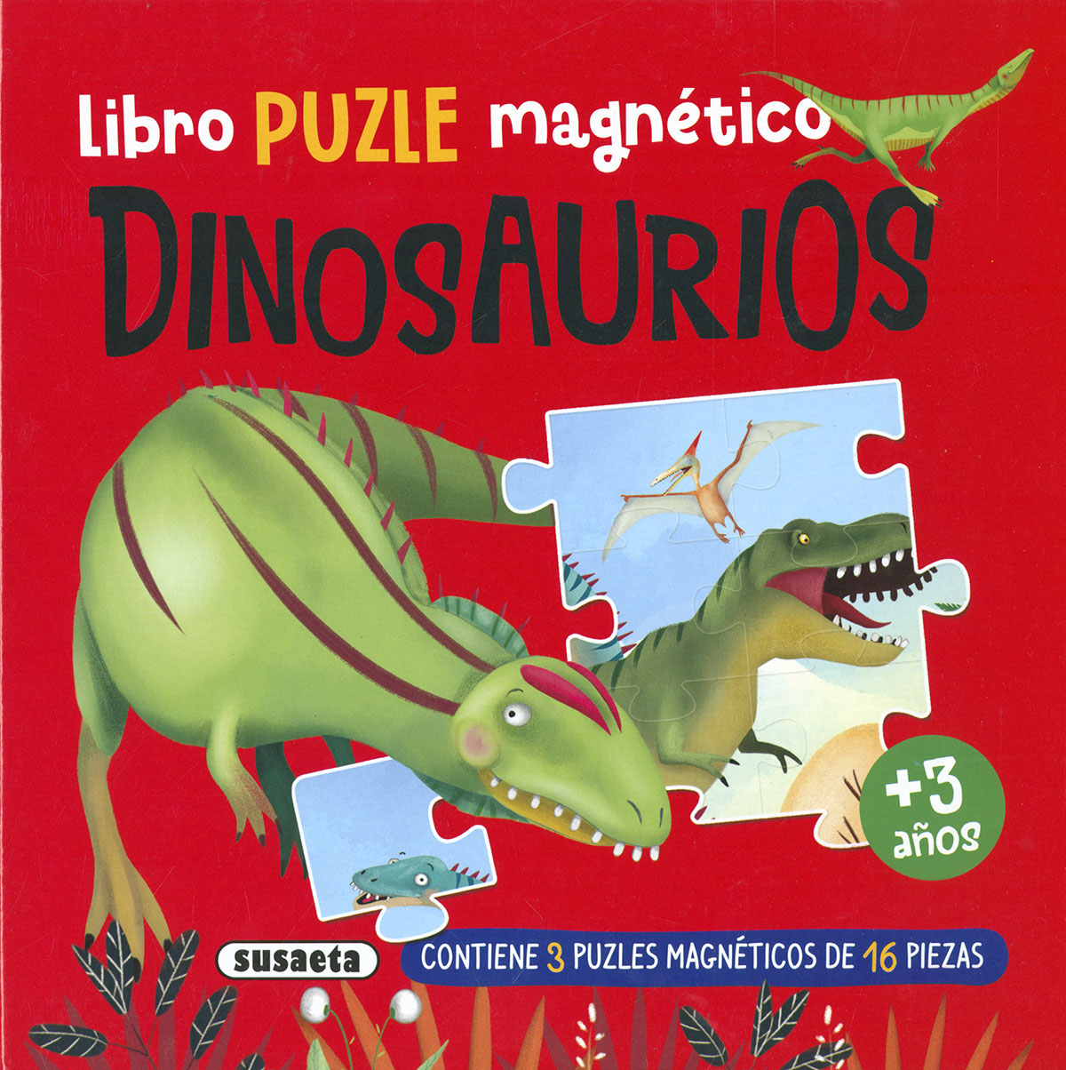 Libro puzle magntico. Dinosaurios