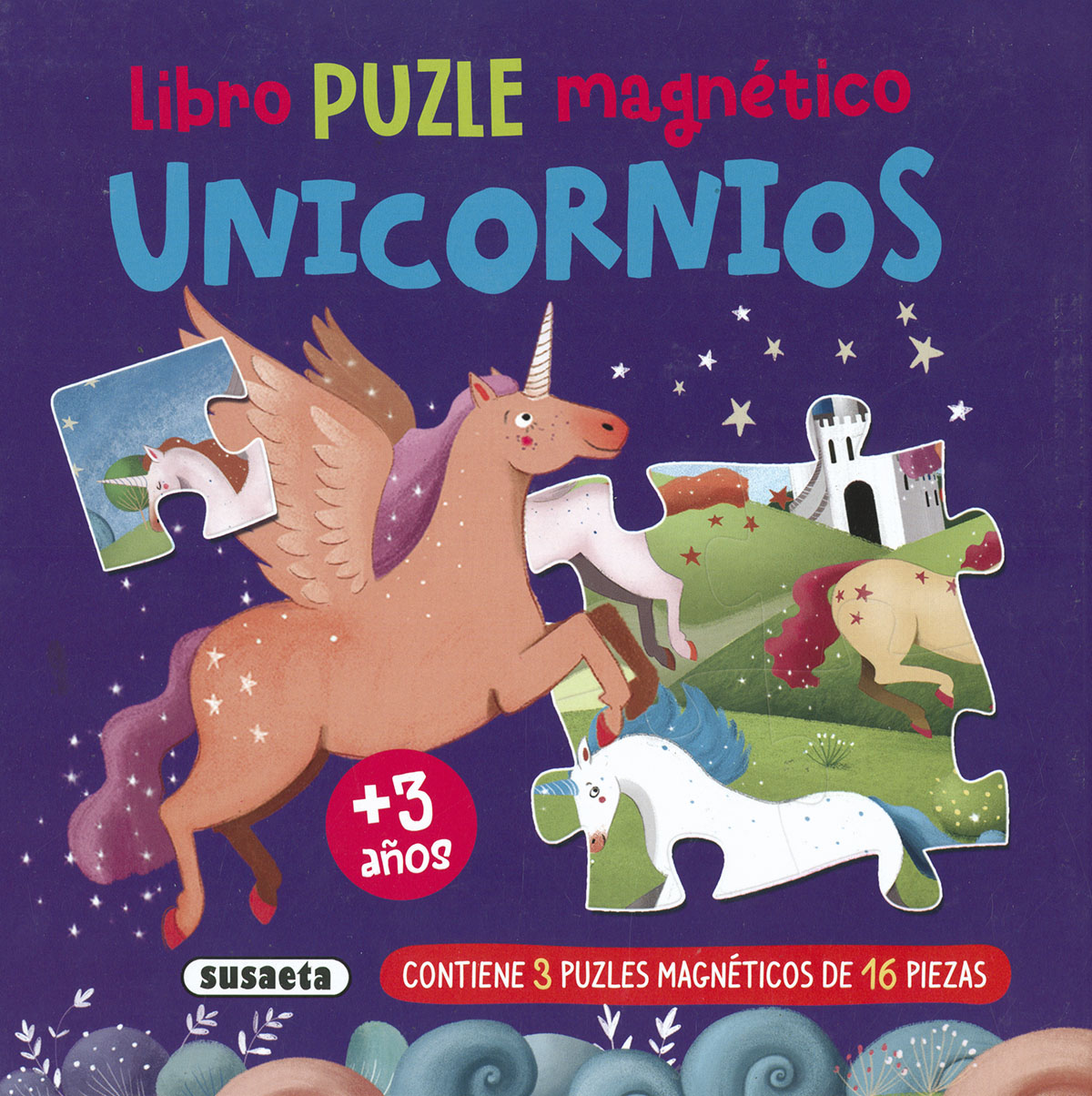 Libro puzle magntico. Unicornios