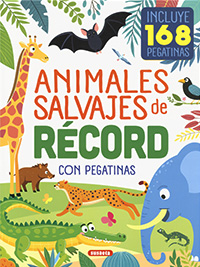 Animales salvajes de récord con pegatinas