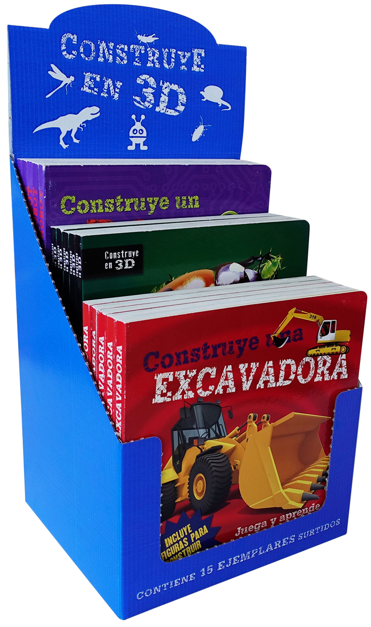 Estuche construye en 3D con 15 ejemplares