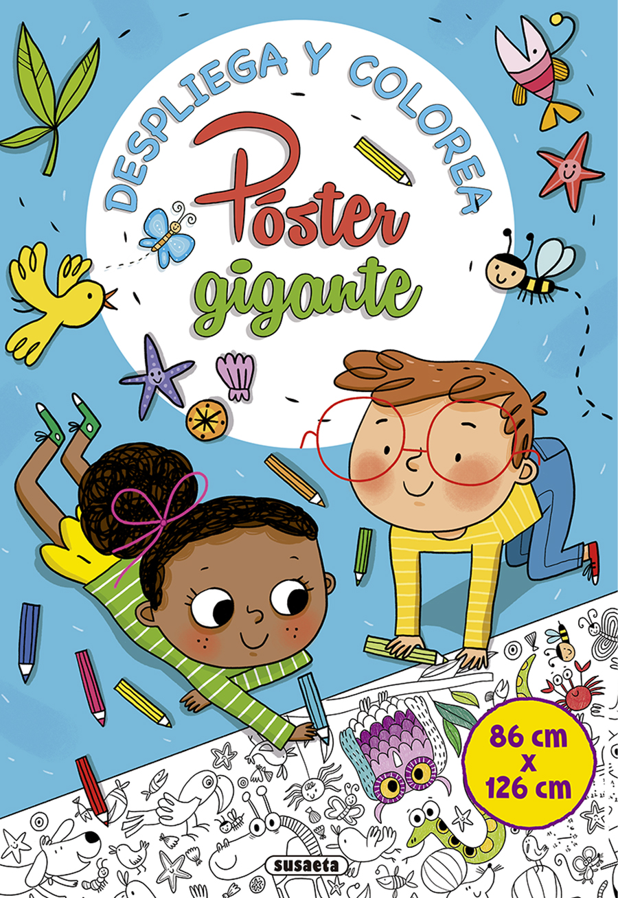 Despliega y colorea, póster gigante