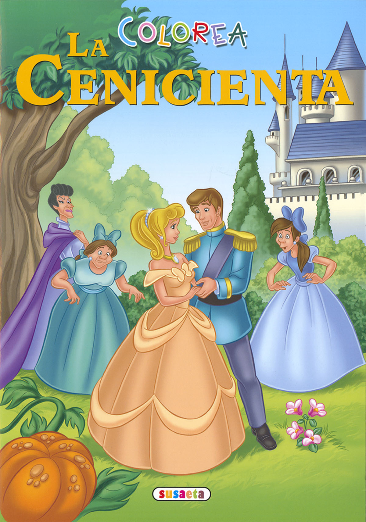 Colorea La Cenicienta