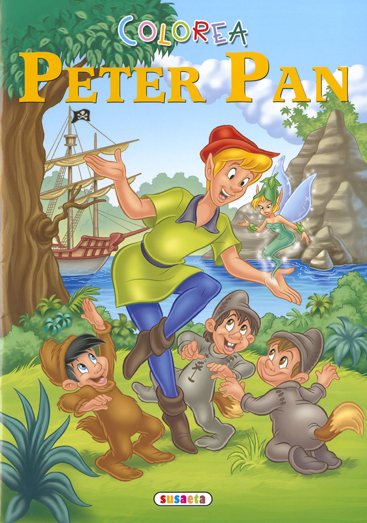 Colorea Peter Pan