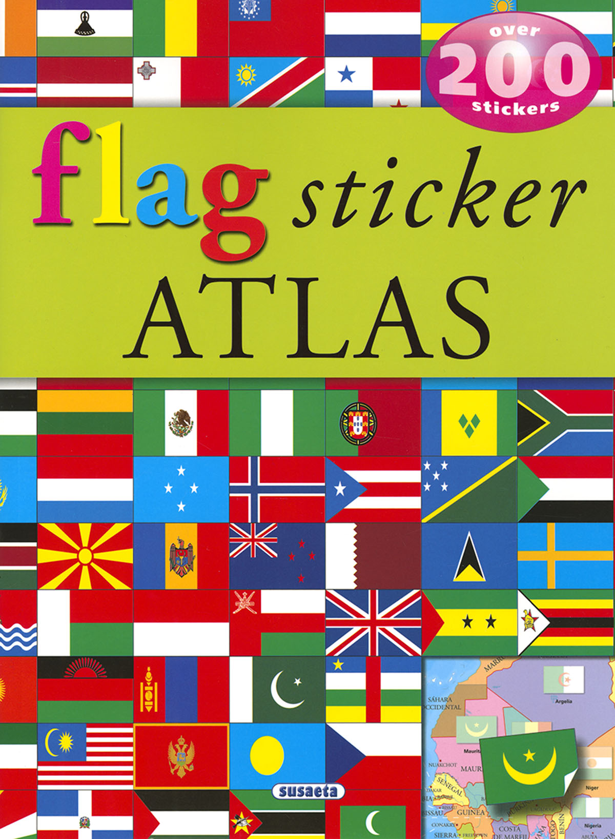 Flag sticker atlas