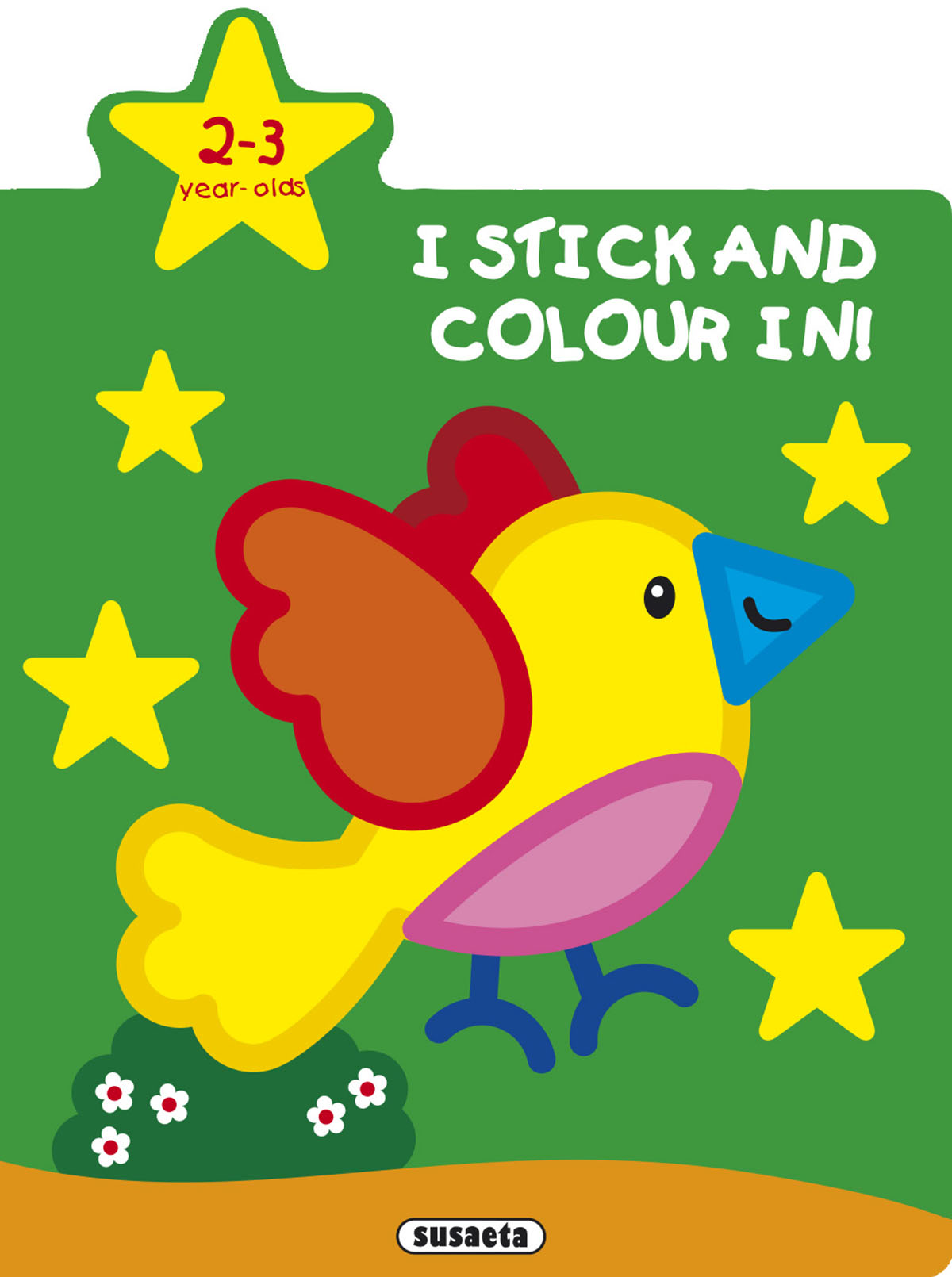 Colour and stick 2-3 years old