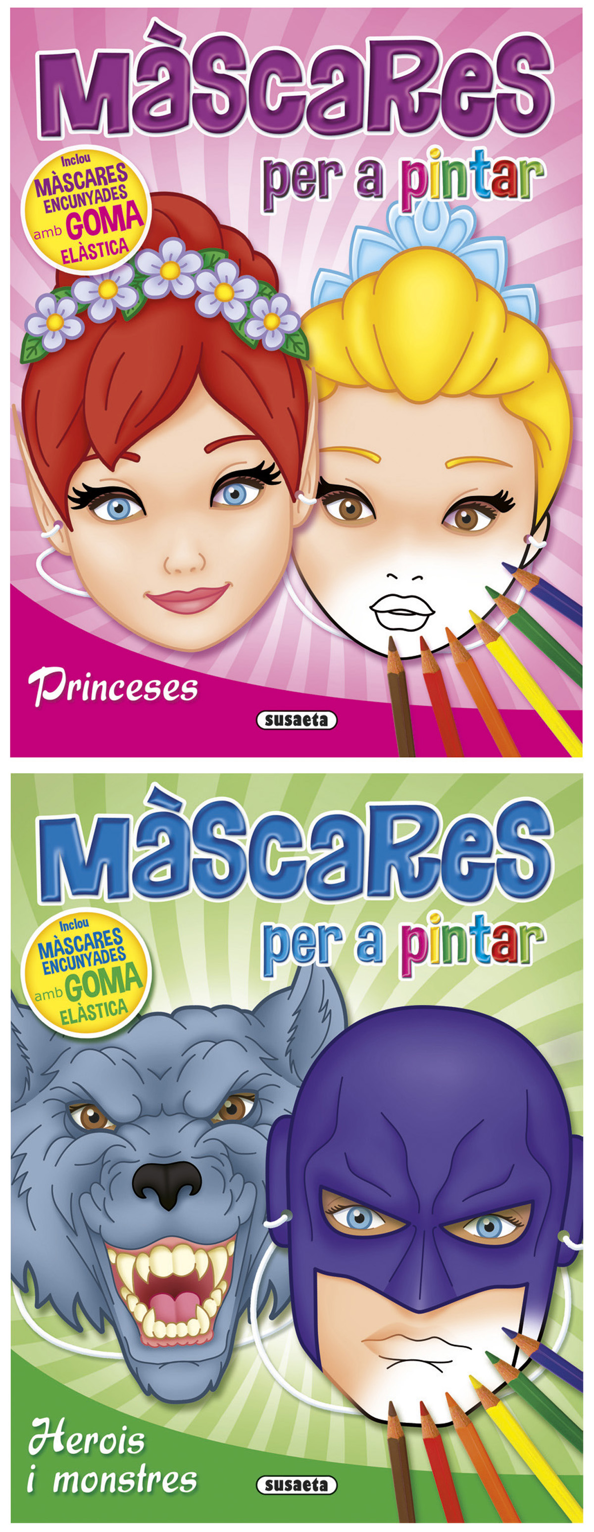 Màscares per a pintar (2 tìtols)
