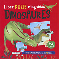 Llibre puzle magntic Dinosaures