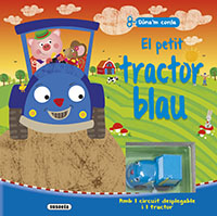 El petit tractor blau