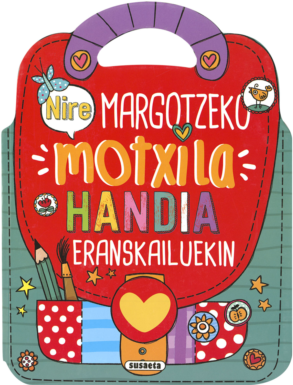 Nire margotzeko motxilla handia eranskailuekin