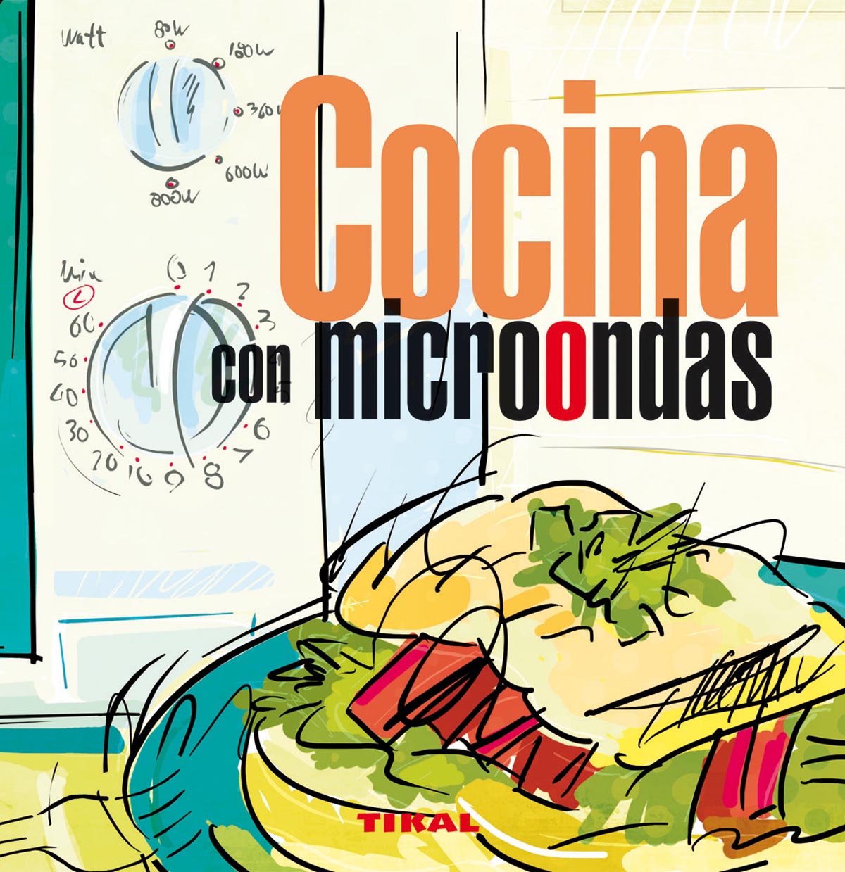 Cocina con microondas