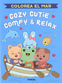 Cozie, cutie, comfy & relax. Colorea el mar